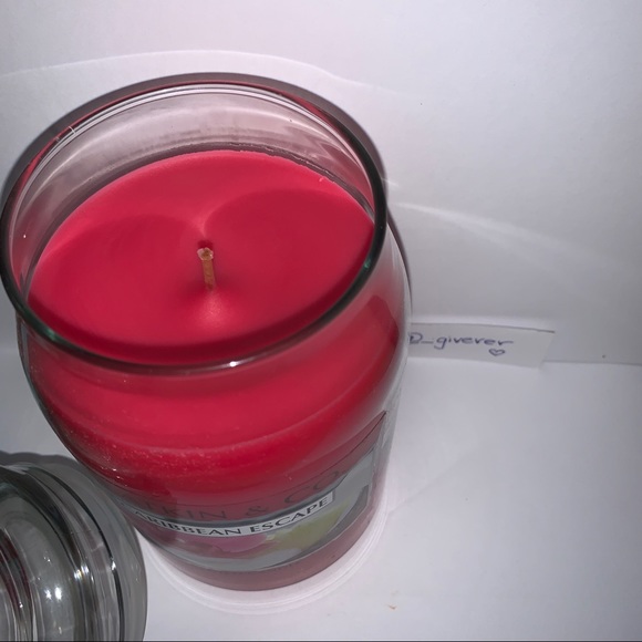 Caribbean Escape 🌸🌴 XL Jar Candle Slatkin BBW - Picture 4 of 11